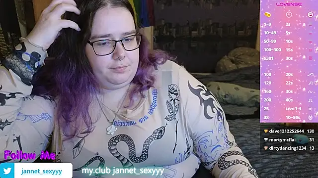 JannetPie stripchat live cam model