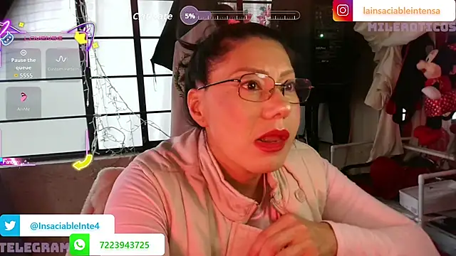 LaInsaciableIntensa stripchat live cam model