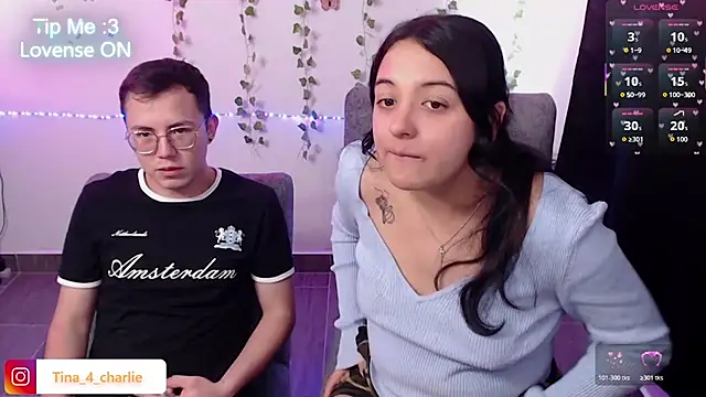 Tina_4_Charlie stripchat live cam model
