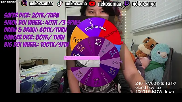 NekoxSama stripchat live cam model