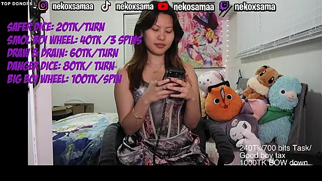 NekoxSama stripchat live cam model