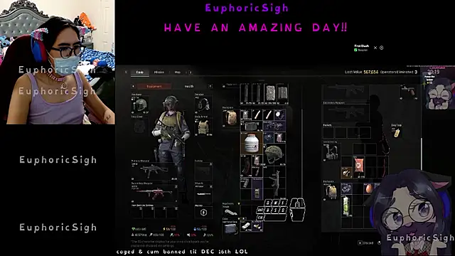 EuphoricSigh stripchat live cam model
