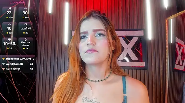 ZharaRousse stripchat live cam model