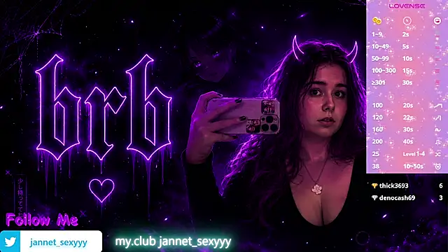 JannetPie stripchat live cam model