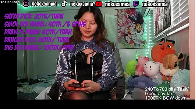 NekoxSama stripchat live cam model