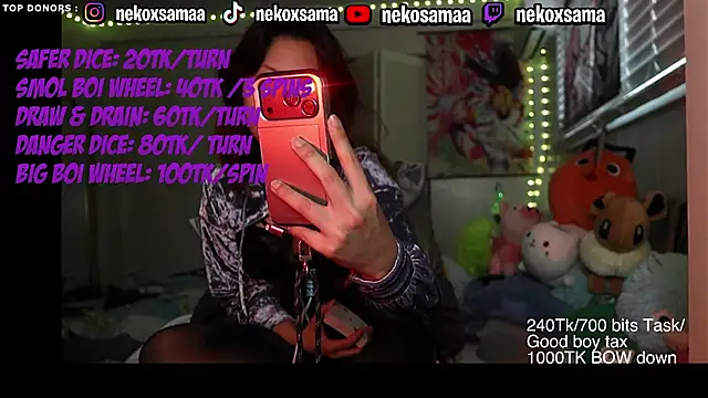 NekoxSama stripchat live cam model