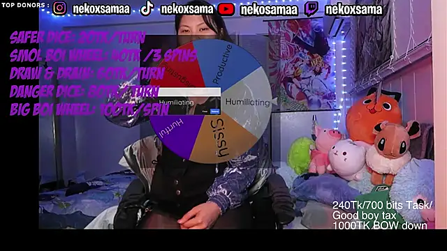 NekoxSama stripchat live cam model