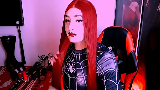 bubble_red stripchat live cam model