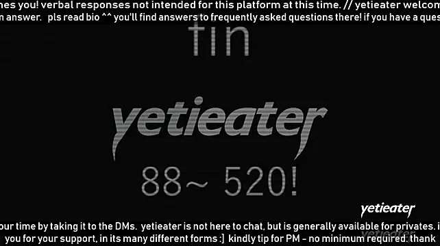 yetieater stripchat live cam model