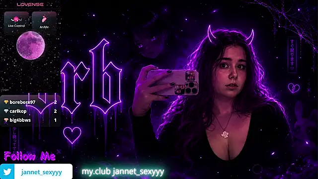 JannetPie stripchat live cam model