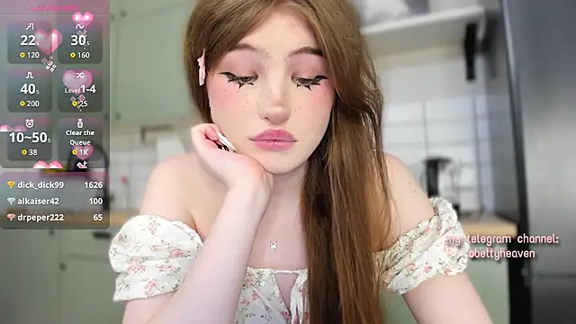 bettyheaven stripchat live cam model
